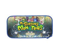 YINGD My Singing Monsters Trousse à crayons grande capacité avec fermeture éclair, multicolore, Style européen et américain, rétro, moderne