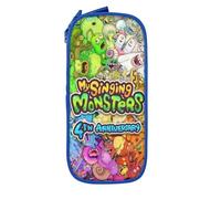 YINGD My Singing Monsters Trousse à crayons grande capacité avec fermeture éclair, multicolore, Style européen et américain, rétro, moderne