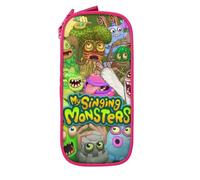YINGD My Singing Monsters Trousse à crayons grande capacité avec fermeture éclair, multicolore, Style européen et américain, rétro, moderne