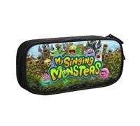 YINGD My Singing Monsters Trousse à crayons multifonction grande capacité durable, multicolore, Style européen et américain, rétro, moderne