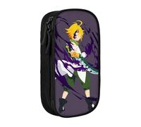 YINGD Nanatsu No Taizai The Seven Deadly Sins Trousse à crayons multifonction, grande capacité, durable, trousse de rangement pour stylos