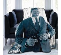 YINGD Simon Baker Couverture polaire douce et confortable pour canapé, lit, bureau, lit, voiture, camping, plage, jeté