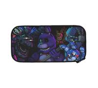 YINGD Stay-Puft-Ghostbusters Trousse à crayons de grande capacité double couche pour fournitures scolaires et fournitures de bureau pour enfants et adultes, Noir , 21x10.5x5cm, Organiseur de sac