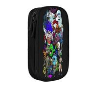 YINGD The Real Ghostbusters Trousse à crayons pour enfants et adultes - Polyester durable avec 5 porte-stylos et organiseur en maille (lavable)