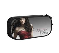 YINGD The Vam-Pire Diaries Trousse pour professionnels occupés - Design élégant avec 5 emplacements pour stylos et poche cachée (logo personnalisé), multicolore, Style européen et américain, rétro