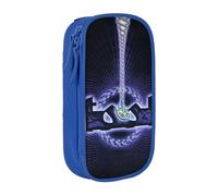 YINGD Tool Fear Trousse à crayons en inoculum grande capacité Double couche Trousse scolaire Papeterie Trousse à crayons Fournitures Pencase ds A, multicolore, Style européen et américain, rétro