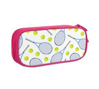 YINGD Trousse à crayons 3D Rennis avec motif balle de raquette, multicolore, Style européen et américain, rétro, moderne