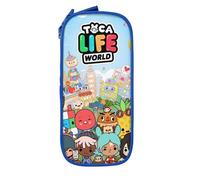 YINGD Trousse à crayons Billy Dunne avec 6 bandes - Motif Daisy Jones - Grand rangement pour étudiants, multicolore, Style européen et américain, rétro, moderne