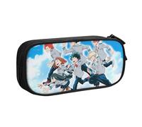 YINGD Trousse à crayons Boku no Hero Academia - Grande capacité - Double couche - Trousse à crayons - Fournitures Pencase D, multicolore, Style européen et américain, rétro, moderne