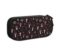 YINGD Trousse à crayons motif coccinelles et champignons magiques, multicolore, Style européen et américain, rétro, moderne