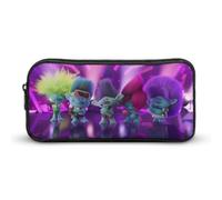 YINGD Trousse à crayons Trolls Band Together pour étudiant, trousse de rangement, trousse à crayons, trousse de papeterie, fournitures de bureau pour enfants et adultes, multicolore, Style européen et