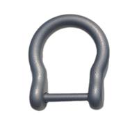 YINGhhh Anneaux en D avec vis de fermeture en forme de fer à cheval à vis dans les manilles demi-cercle pour cuir et fer à cheval en métal