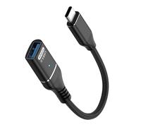 YINGhhh Cordon adaptateur USB C réversible 10 Gbit/s Vitesse 5 V3 A pour manettes de jeu Utilisation en voyage USB C OTG réversible pour bureau mobile