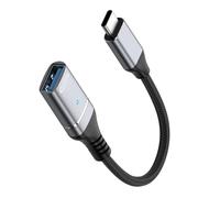 YINGhhh Cordon adaptateur USB C réversible 10 Gbit/s Vitesse 5 V3 A pour manettes de jeu Utilisation en voyage USB C OTG réversible pour bureau mobile