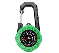 YINGhhh Mousqueton étanche Compas d'extérieur haute précision Outil de guidage directionnel lumineux pour randonnée et camping Mousqueton