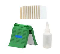 YINGhhh Pince d'entretien pour fibre optique avec applicateurs d'alcool et 10 tampons de rechange pour nettoyage de surfaces de fibre optique