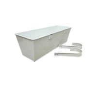 YINGhhh Pots de fleurs à suspendre en métal pour intérieur ou extérieur balcon affichage balustrade fenêtre pot de fleurs décoratif à suspendre