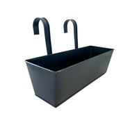 YINGhhh Pots de fleurs à suspendre en métal pour intérieur ou extérieur balcon affichage balustrade fenêtre pot de fleurs décoratif à suspendre