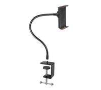 YINGhhh Support de panneau à col de cygne avec base en métal réglable, 4 longueurs de bras pour écrans de 1,2 à 3,7 m, support sécurisé réglable pour téléphone paresseux de bureau