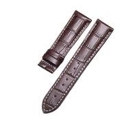 YINGO 14 15 18 19 20 2 1mm STRAP ACCESSOIRES DE MONTRER COMPATIBLE AVEC Conquest Master Collection Watch Band Bracelet en cuir(Brown no buckle,19mm with LG)