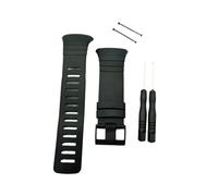 YINGO Nouveau!Montres Homme Compatible Avec Suunto Core 100% Compatible Avec Bracelet D'origine Standard All Black Watch Band/Bracelet + Fermoir Vis + Outil
