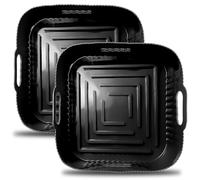 YINGRACE 23CM Air Fryer Accessoires, Moule Silicone pour Russell Hobbs XXL 8L 8,3L, Cecotec 7,6L, COSORI 6L/6,2L/6,4L, Pliable et réutilisable au lieu du papier cuisson Friteuse sans huile Accessoire