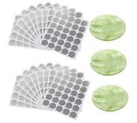 YINGSC Palette de 600 supports de colle à cils jetables avec 3 pièces en pierre de jade pour extensions de cils,Autocollants en pierre de jade pour faux cils,Colle cosmétique,Fournitures de maquillage