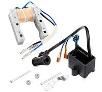 Yingshop Bobine d'allumage CDI Magneto Stator Kit de bobine pour vélo motorisé 49 cc 50 cc 60 cc 66 cc 80 cc Moteur 2 temps