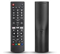 Yingtop L-G 5307 Télécommande universelle, durable, antidérapante, design ergonomique, prise en main confortable, accès rapide à tous les boutons, pour Smart TV AKB75095307/08