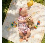 Yingtuwinh PoupéE Reborn LestéE en Silicone Solide De 20 Pouces, Peut Boire Et Mouiller, Bouche Ouverte, PoupéE De BéBé RéElle avec Accessoires, Cadeau pour Enfants Et Collection (GarçOn) Fille