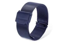 YingYou 10-24 mm Compatible avec DW Watch Steel Band Bracelet en maille Compatible avec Daniel Wellington Watch Band Métal Ultra-fin Bracelet en acier inoxydable universel(Blue,24mm)