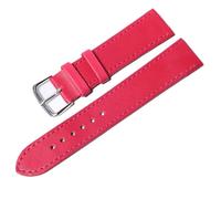 YingYou 10 Couleurs Bracelet Montre Montres En Cuir Bande 12mm 14mm 16mm 18mm 20mm 22mm 24mm Compatible Avec Femmes Hommes Bracelets De Montre Couleur Unie Ceintures De Montre(Hot Pink,16mm)