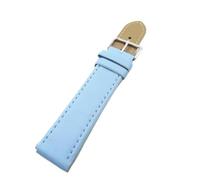 YingYou 10 Couleurs Bracelet Montre Montres En Cuir Bande 12mm 14mm 16mm 18mm 20mm 22mm 24mm Compatible Avec Femmes Hommes Bracelets De Montre Couleur Unie Ceintures De Montre(Blue,20mm)