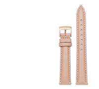 YingYou Bracelet de montre en cuir véritable uni compatible avec Fossil Citizen Watch Bracelet DW pour femme Bleu ciel Rose Marron 14 mm 16 mm 18 mm 20 mm, 20 mm
