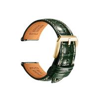 YingYou Bracelet en Cuir à Attache Rapide 20 mm 21 22 Compatible avec Les Bracelets Accessoires Omega(PB GreenW G,19mm)