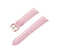 YingYou Bracelet en cuir de veau bleu roi, vert, rose, blanc, 18 mm, 20 mm, 22 mm, 24 mm, accessoires for bracelets(Sakura powder Rose,18mm)