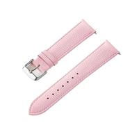 YingYou Bracelet en cuir de veau bleu roi, vert, rose, blanc, 18 mm, 20 mm, 22 mm, 24 mm, accessoires for bracelets(Sakura powder,21mm)