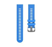 YingYou Bracelet en silicone de sport de style officiel à dégagement rapide de 20 mm compatible avec le bracelet de montre Garmin Forerunner 55 158 245 245M 645(Blue,For Forerunner 245)