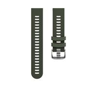 YingYou Bracelet en silicone de sport de style officiel à dégagement rapide de 20 mm compatible avec le bracelet de montre Garmin Forerunner 55 158 245 245M 645(Army Green,For Forerunner 55)