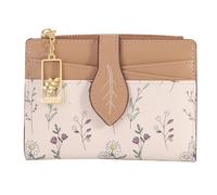 YINHEXI Portefeuille pour femme, compact et petit avec blocage RFID, porte-cartes en cuir synthétique, mini sac à main avec poche pour pièces de monnaie pour femmes, filles, Kaki feuille, Minimaliste