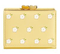 YINHEXI Portefeuille pour femme, petit portefeuille compact à trois volets en cuir synthétique avec poche pour pièces de monnaie et fenêtre d'identité pour femmes, femmes, adolescentes et filles