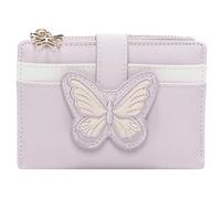 YINHEXI Portefeuille pour femme, porte-cartes, petit porte-monnaie à deux volets avec blocage RFID, joli petit portefeuille de poche en cuir pour femmes, filles, dames mini sac à main court, Lavande