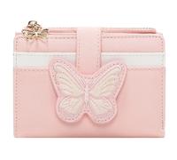 YINHEXI Portefeuille pour femme, porte-cartes, petit porte-monnaie à deux volets avec blocage RFID, joli petit portefeuille de poche en cuir pour femmes, filles, dames mini sac à main court, Rose
