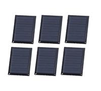 Yinhing 10 Pièces 0,15 W 5 V Cellules Solaires Module de Panneau Solaire Bricolage pour Projets Scientifiques Jouets Solaires et Panneaux Météorologiques pour Charger des Appareils à Faible