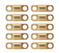 Yinhing 10 Pièces Crochet Pivotant à Double extrémité Connecteur de Porte-clés Rotatif en Laiton avec Finition Galvanisée pour Sacs à Vêtements Cordons de Filet de Pêche Artisanat de