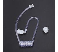 Yinhing 10 Pièces de Remplacement Tube de Bobine Acoustique Récepteur de Son écouteur pour Talkie-walkie Radios Bidirectionnelles avec Gel Médical Doux Confortable Réduction du Bruit