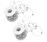 Yinhing 10M Or Étoile à Cinq Branches Perles Chaîne ABS Guirlande Décorative pour Mariages Noël DIY Artisanat Élégant Polyvalent Décoration Rouleau (10m/Rouleau)