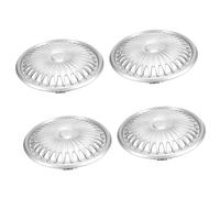Yinhing 14 Pouces Enjoliveurs Lot de 4 Argent Acier Couvre Roues pour | Ensemble de 4 enjoliveurs en ABS argenté de 14 pouces, en acier, design à clipser pour camions, SUV, protège et raye