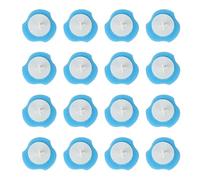 Yinhing 16 Pièces Brosse de Toilette Remplacer les Têtes, Nettoyant Jetable Soluble dans L'eau Recharges de Brosse de Toilette avec Matériau éponge, pour évier de Cuisine de Salle de