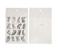 Yinhing 2 Feuilles d'autocollants pour Nail Art Français, Translucides, Résistants à l'huile, Décorations d'ongles pour Femmes, pour la Maison, les Salons de Manucure, pour des Manucures